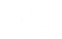 a white crown on a black background